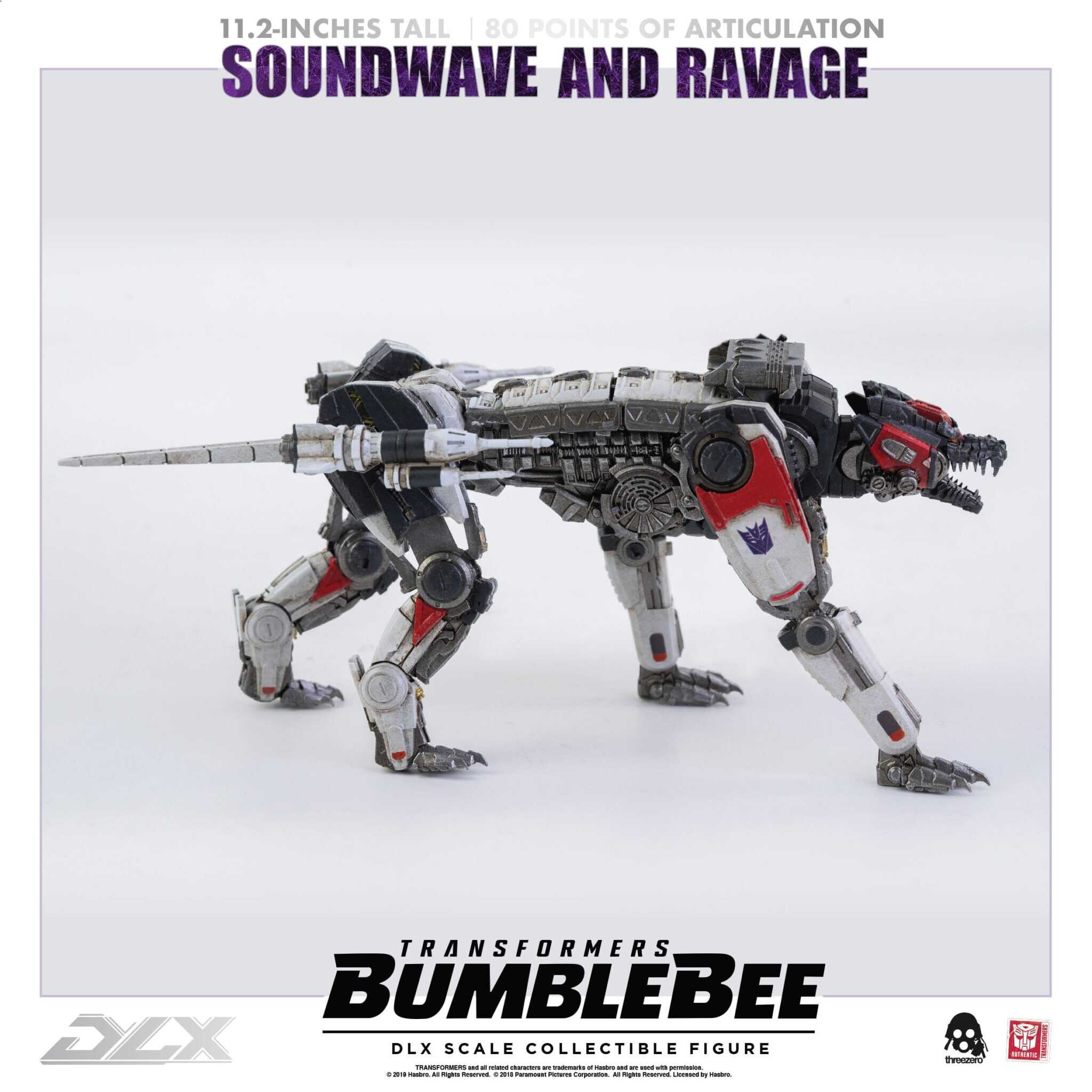ThreeZero - Transformers Soundwave & Ravage - DLX