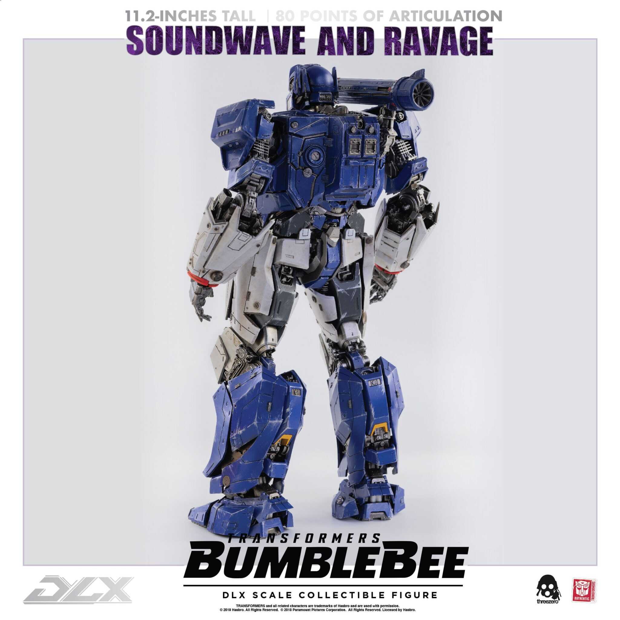 ThreeZero - Transformers Soundwave & Ravage - DLX