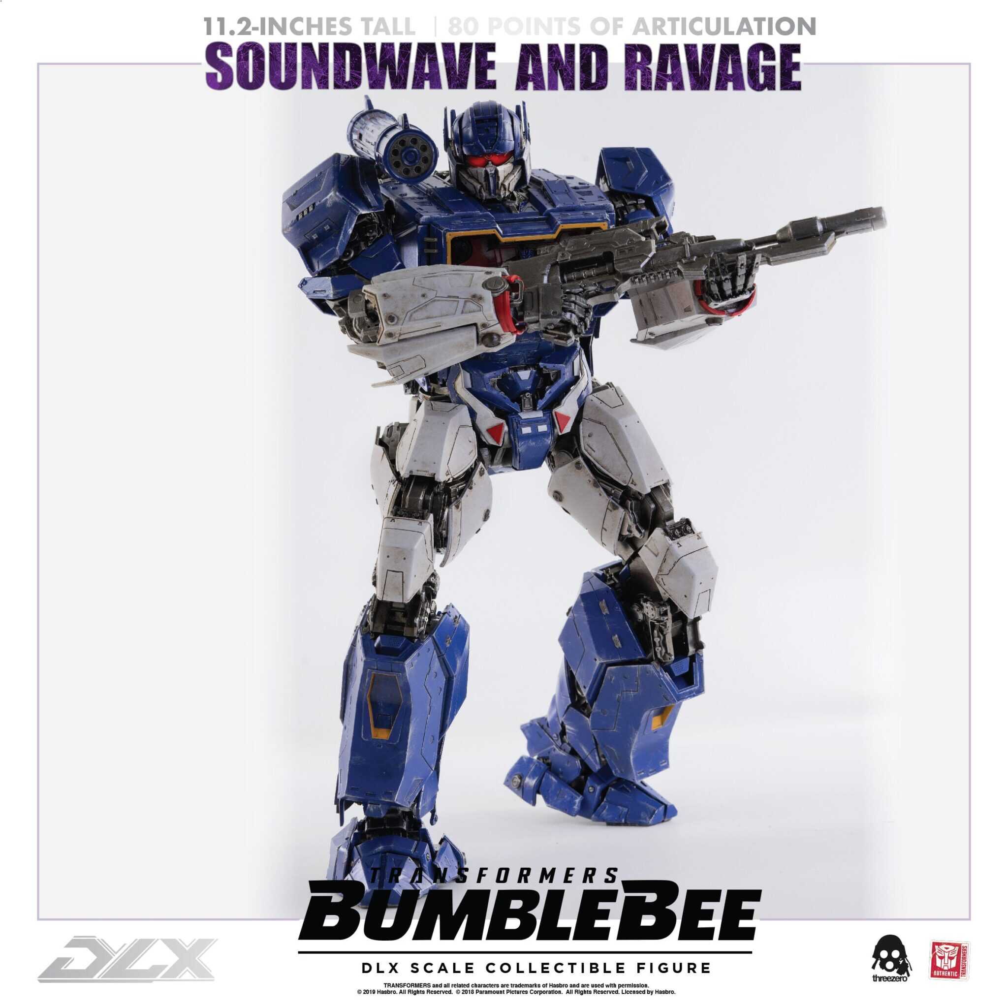 ThreeZero - Transformers Soundwave & Ravage - DLX