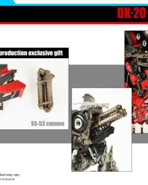 Newtype Rising 3BOX 未開封テープ付き DNA Design - DK-20 Upgrade Kit (With Bonus)