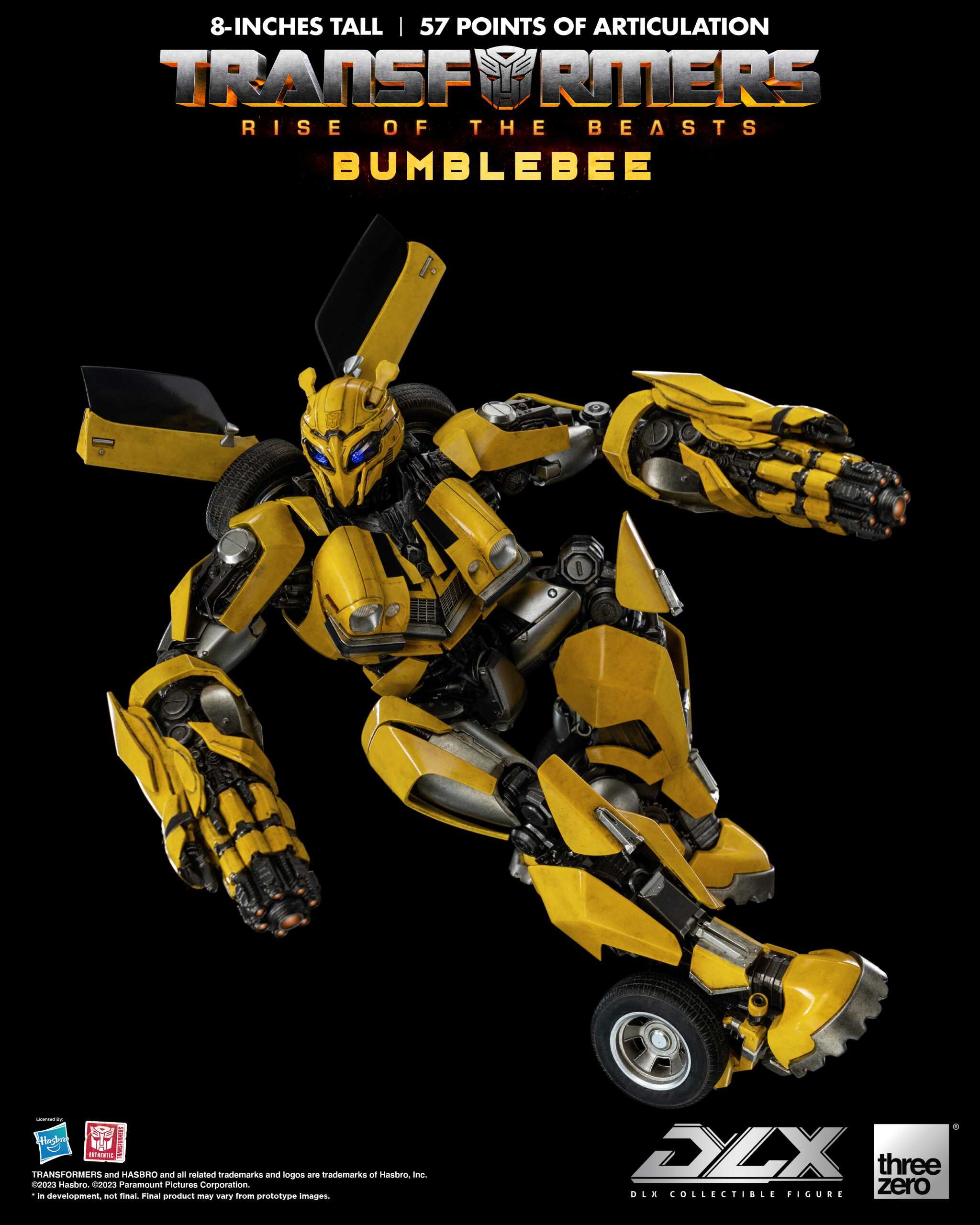 アメコミ Rise of the Beasts DLX Bumblebee ThreeZero - Transformers: Rise of the Beasts DLX Bumblebee