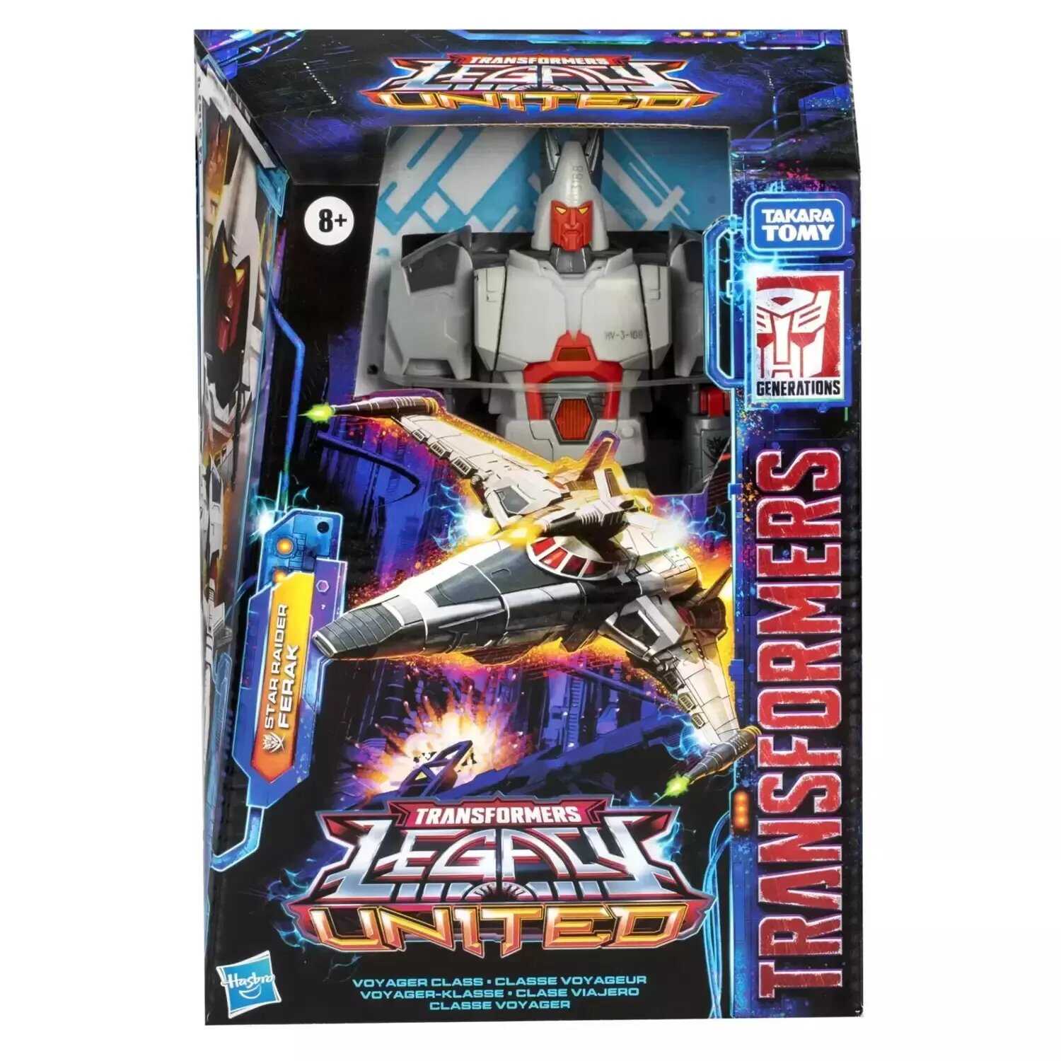 アニメ+ゲーム HASBRO TRANSFORMERS LEGACY UNITED FERAK Transformers Legacy United Voyager Class Star Raider Ferak