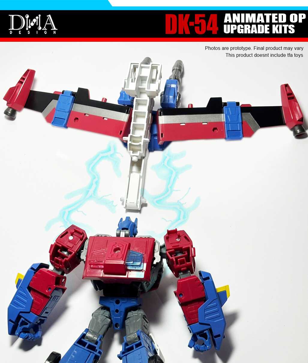 DNA DK-54 ANIMATED OP UPGRADE KITS ジャンク DNA DK-54 Upgrade Kit For Legacy United 08 Animated Universe