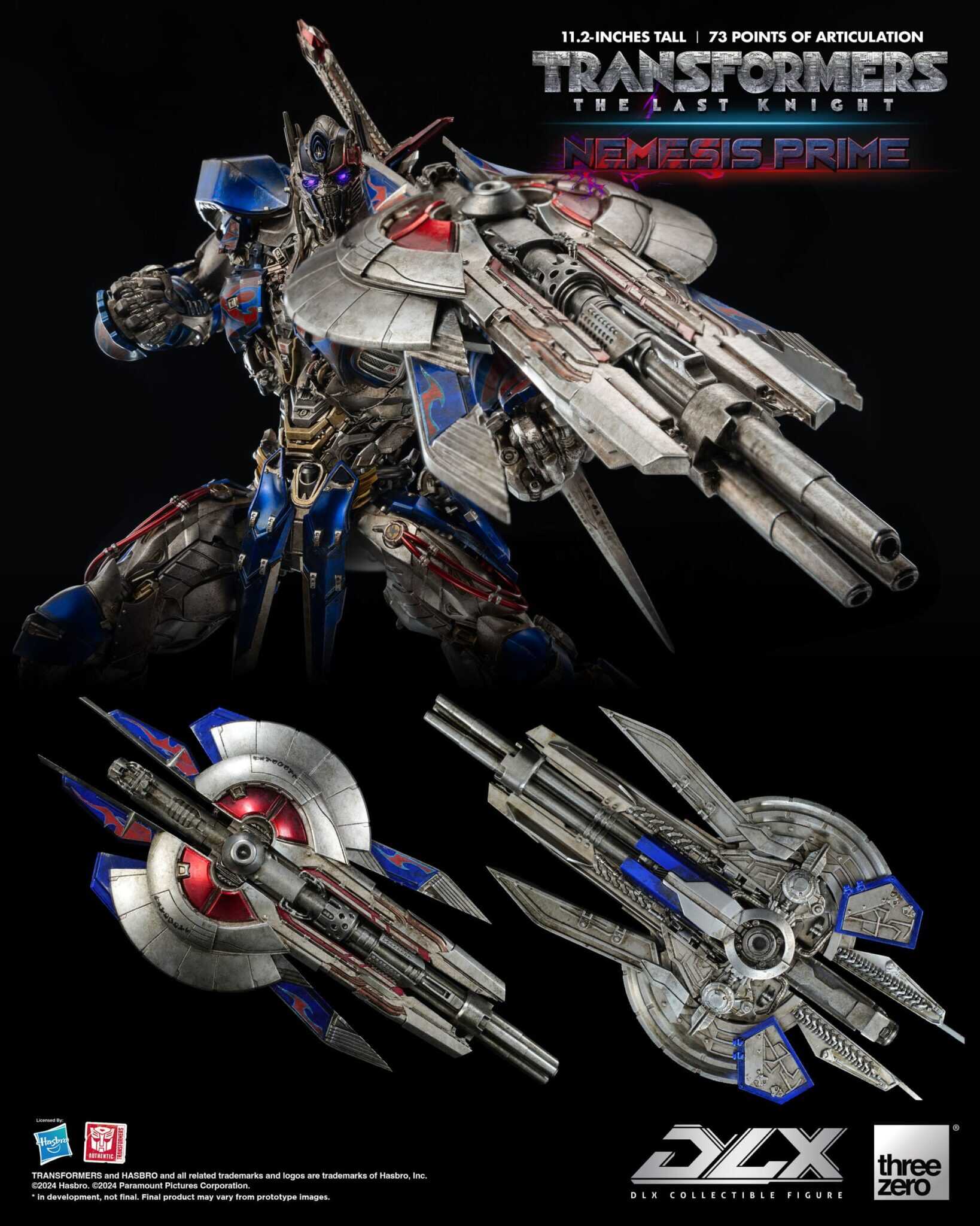 ThreeZero - Transformers: The Last Knight DLX Nemesis Prime