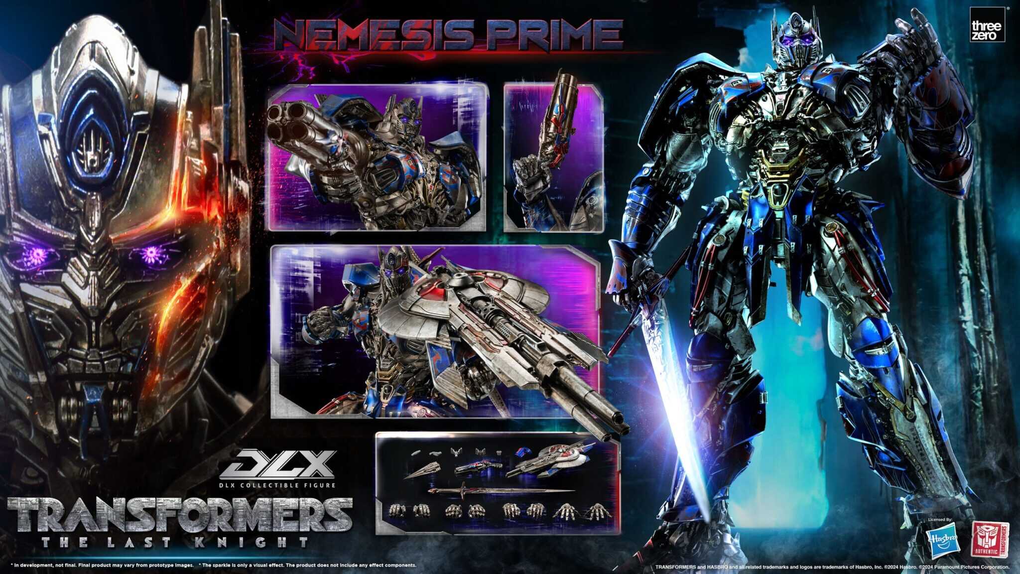No.180 VS ホーリー・スー プリズマ ThreeZero - Transformers: The Last Knight DLX Nemesis Prime